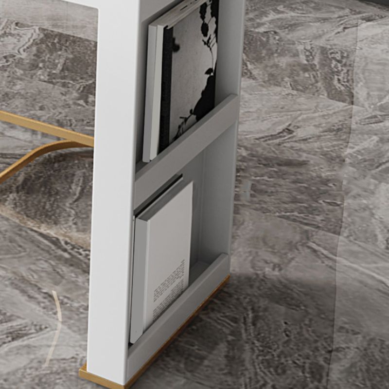 Glam Style Rectangle Bar Table 1/2/3 Pieces Stone Bar Table Set for Kitchen