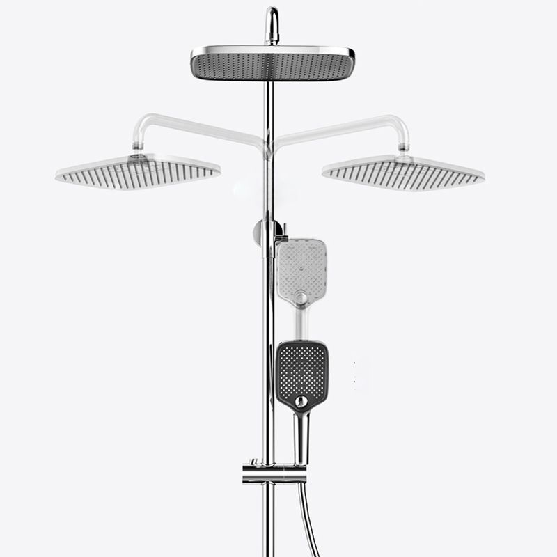 Modern Shower Faucet Brass Adjustable Shower Head Temperature Control Shower System