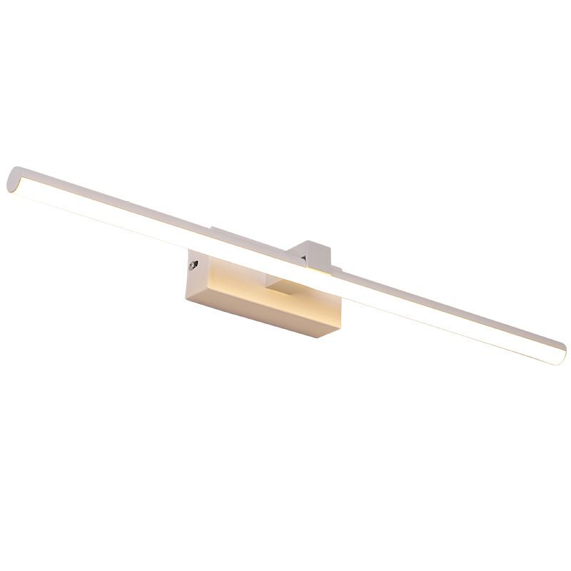 Simplicité moderne Cylindrical Mur Mound Vanity Lights Acrylique Gnonce Lights Fixtures pour salle de bain