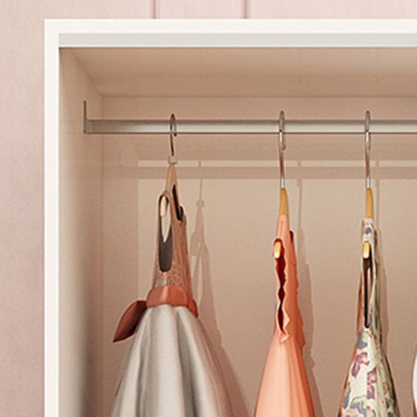 Artificial Wood Hanging Clothes Rack Matte Hanging Clothes Rack