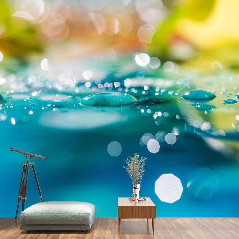 Illustration Abstract Style Mural Mildew Resistant Wallpaper Sleeping Room Wall Mural