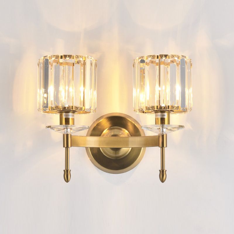 Modern Style Wall Light Sconce Creative Crystal Shade Wall Light Fixture for Bedroom