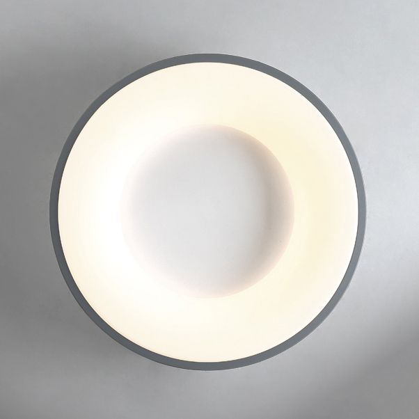 Modern Round LED Ceiling Light Acrylic Shade Flush Mount Light for Living Room