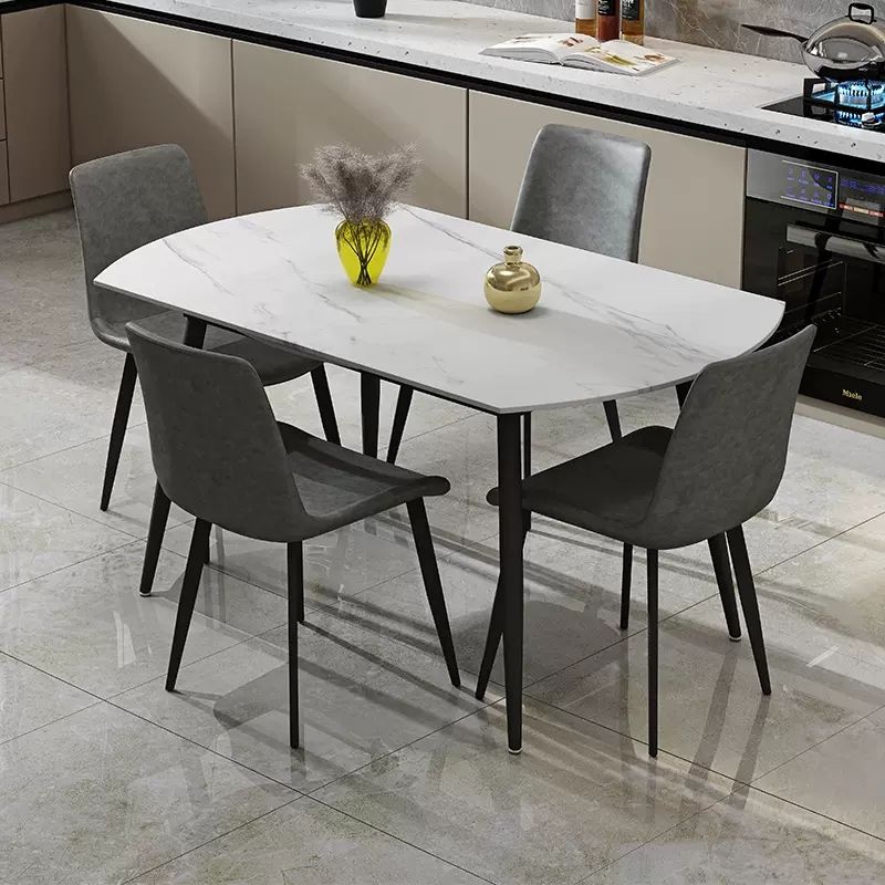 1/4/5/7 Pieces Dining Set Modern Sintered Stone Dining Furniture