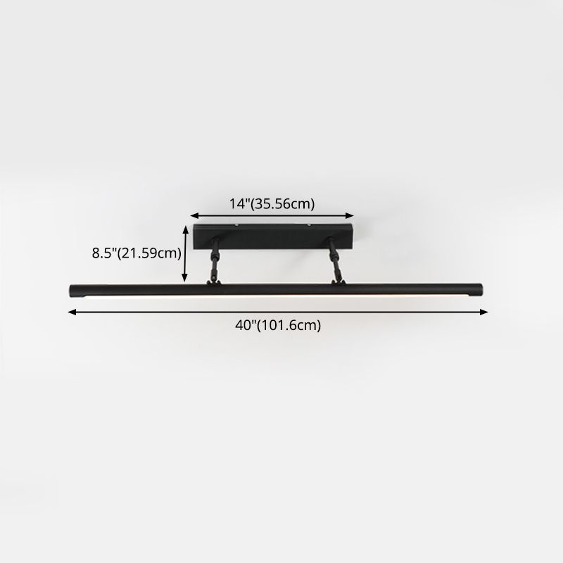 Lampada montata a parete nera Light Aibrius Nordic LED LED MOLTO SCONCI