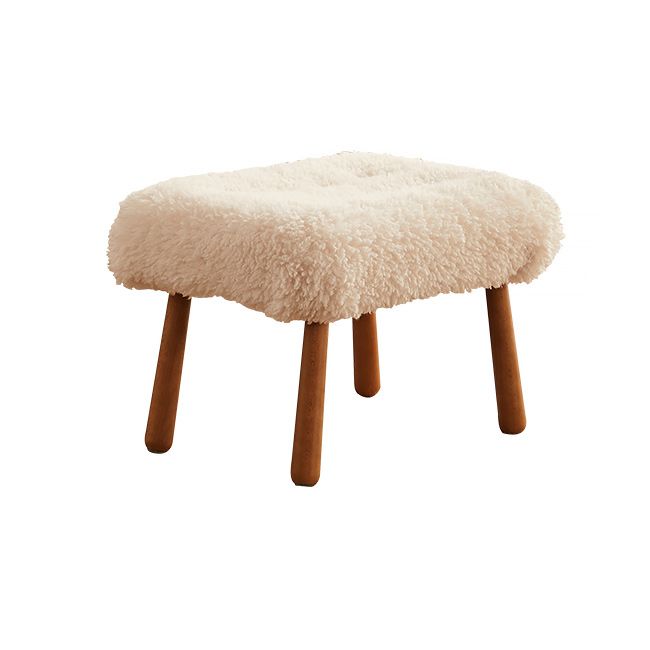Contemporary Accent Armchair in Solid Wood Frame with Tight Back
