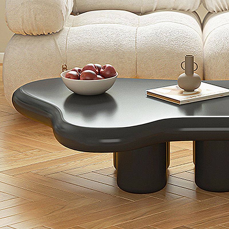 Scandinavian Wooden Coffee Table Free form 3 Legs Coffee Table Set