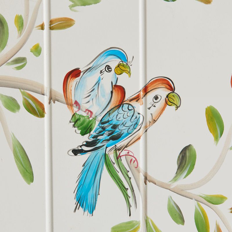 Coastal Storage Cabinet with Hinged Door Wood Matte Finish Cabinet