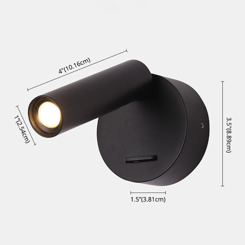 4.3 "H Simplicidad Lámpara de lectura LED LEITLE MODERNA MALLE DE MUALLA DE MUALLA CON BASE DE METAL REDUCTO