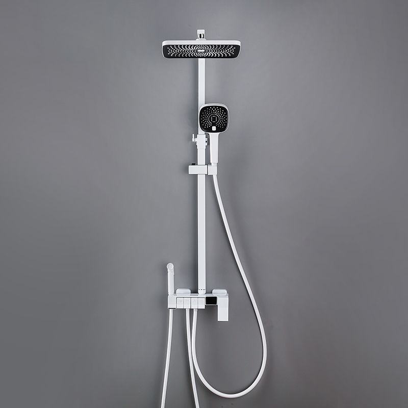 Modern Pressure Balanced Diverter Valve Shower Faucet Adjustable Shower System