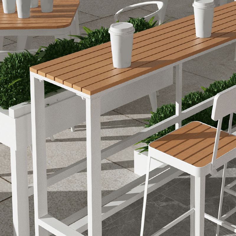 Rectangle Pub Height Dining Table Contemporary Bar Dining Table