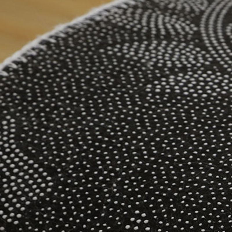 Tono bianco semplice area tappeto poliestere in poliestere astratto tappeto a blocchi di tappeto lavabile per decorazione per la casa