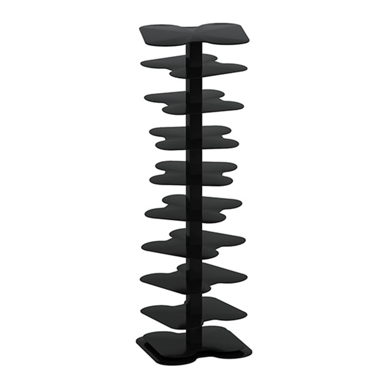 Metal Bookcase Minimalist Style Free Form Shelf for Study Room