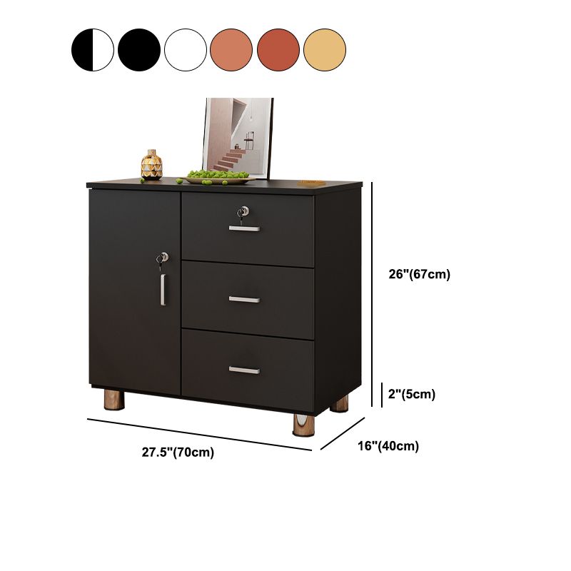 15.74" Wide Accent Chest Wood Contemporary Chest with Drawers