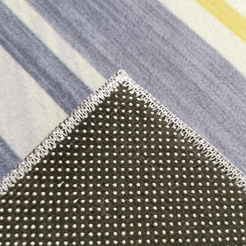 Contemporary Polyester Rug Abstract Pattern Rug Stain Resistant Area Carpet for Living Room