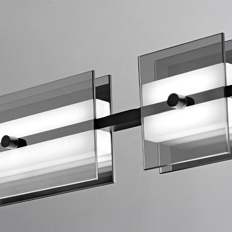 Contemporary LED Hanging Light Glass Island Light Fixture for Dining Room