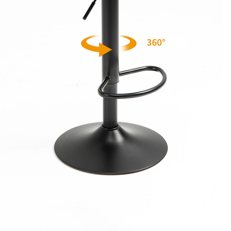 Modern Style Bar-stool PU Leather Counter Bar Stool with Metal Legs for Bristol