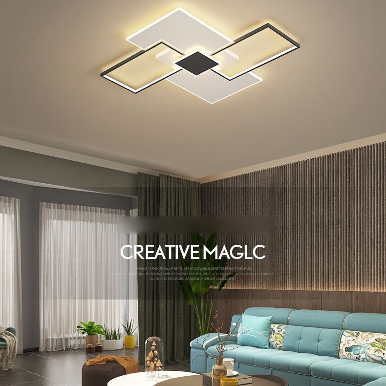 Creatieve geometrische inbouw plafondverlichtingsarmaturen voor woonkamerrestaurant