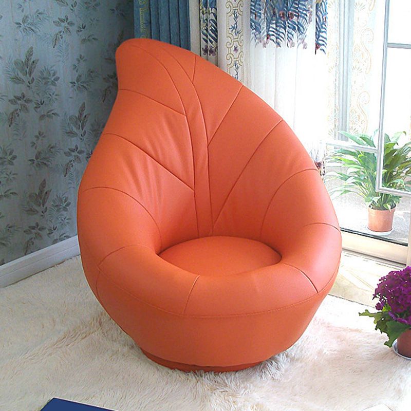 PU Leather Swivel Chair 30.7"L x 30.7"W x 37.7"H Arms Included Chair for Living Room