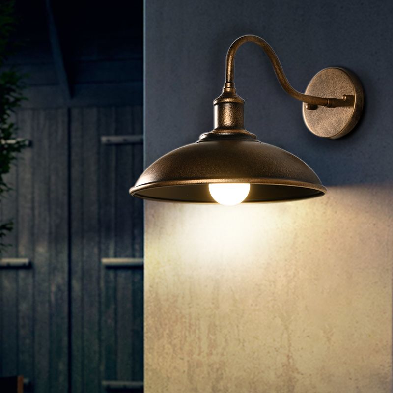 Stile industriale semplicità murale sconceptway portico di illuminazione in metallo