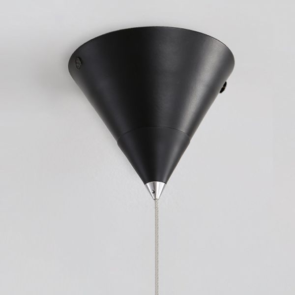 Siliconen cirkelvormige LED hanglamp in moderne beknopte aluminium indoorhangende lamp