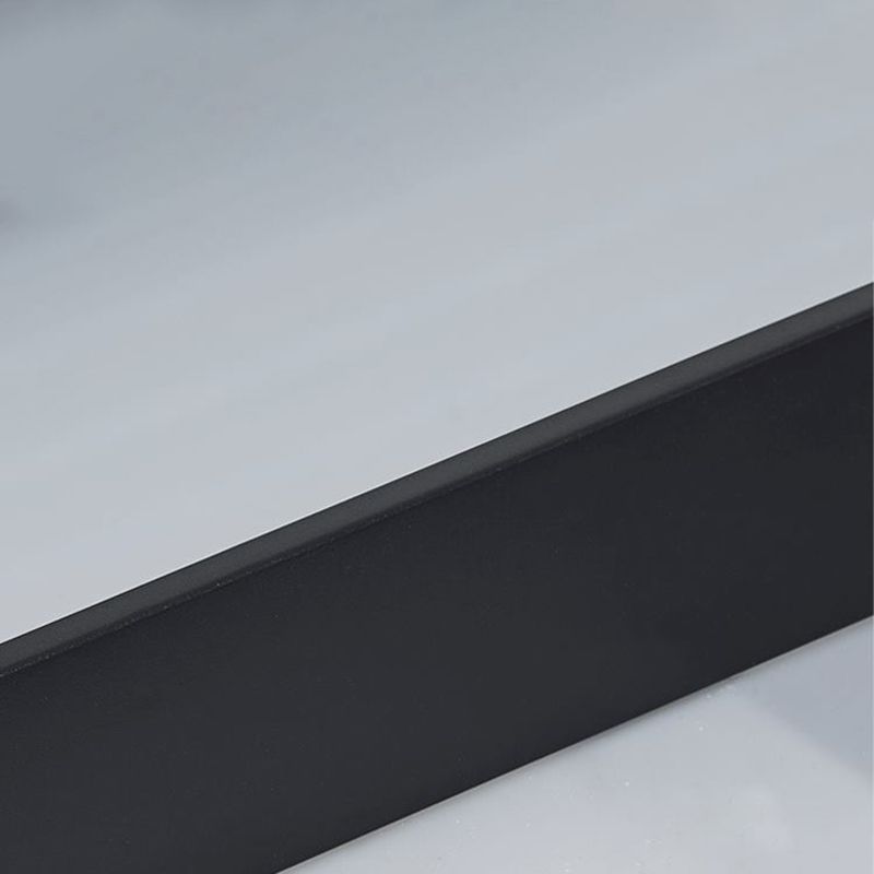 Plafonnier LED rectangulaire contemporain à montage encastré pour bureau