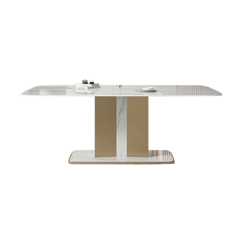 Designer Style Sintered Stone Top Dining Set Rectangle 1/2/5/6 Pieces Table with Chairs