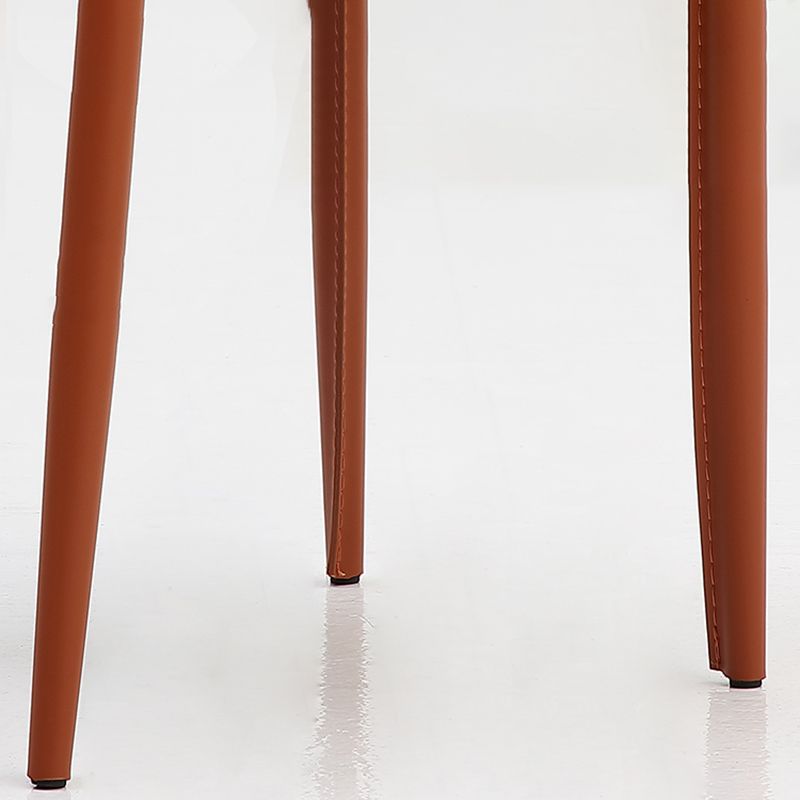 Silla auxiliar para el hogar de estilo moderno, silla de comedor tapizada con respaldo sólido (juego de 2)