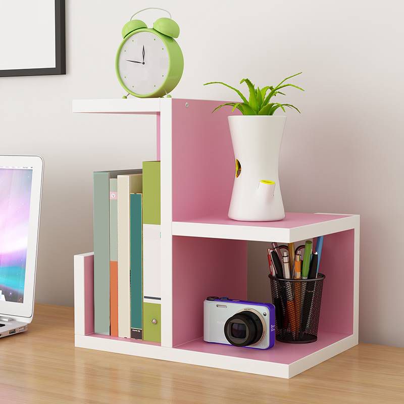 Scandinavian Style Bookshelf Open Back Wood Bookcase for Office