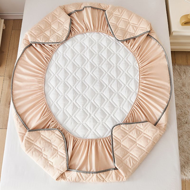 Sheet Set Cotton Solid Color Wrinkle Resistant Breathable Ultra Soft Bed Sheet Set