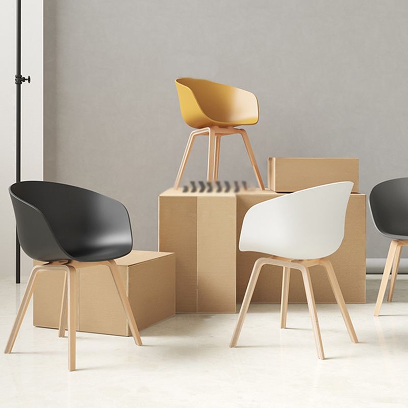 Sedie da pranzo in stile contemporaneo sedie da cucina con gambe in legno