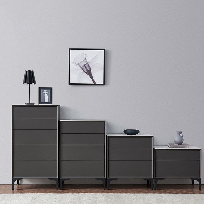 Contemporary Dresser Stone Storage Chest with 2/3/4/5 Drawers