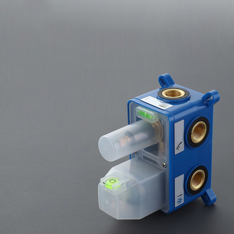 Modern Style Shower System Copper Rectangle Ceiling Mounted Shower System