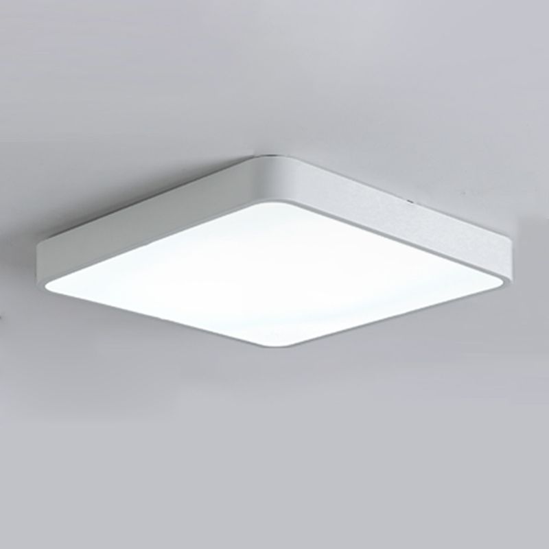 Lámpara de techo blanca, accesorio de techo moderno con 1 luz empotrada para sala de estar