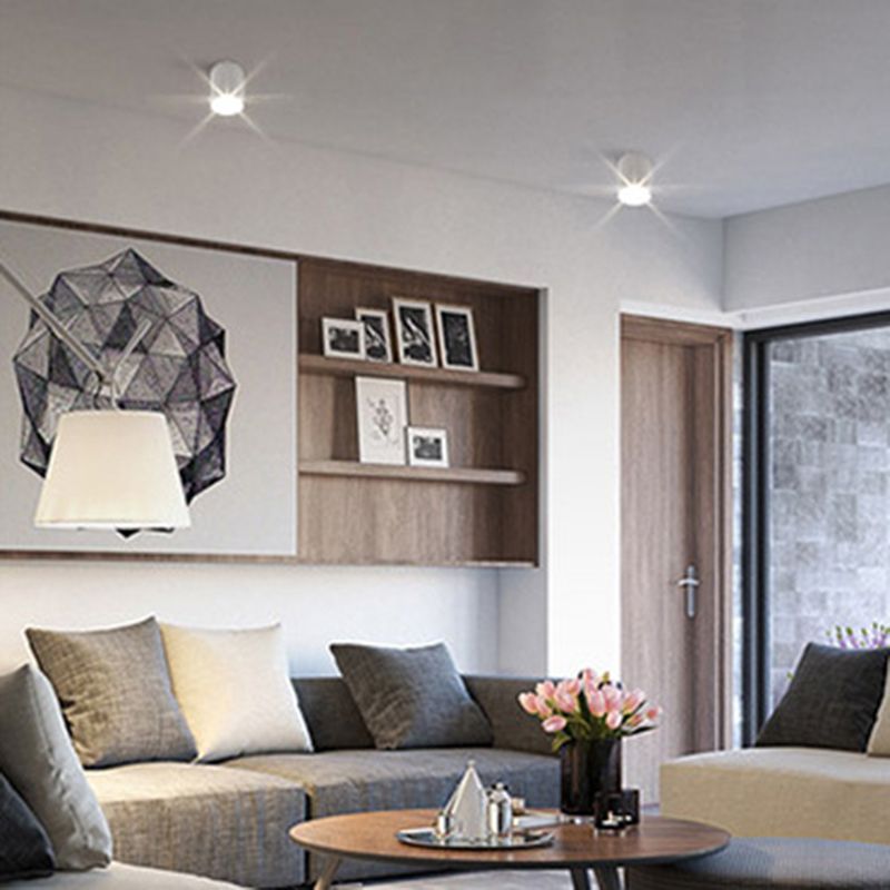 Cilindrische Aluminium Flush Mount Eenvoud Led oppervlak Mount Plafond Licht voor Foyer