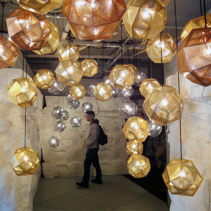 Moderner Stil Geometrischer Haushaltsdecke Licht für Speisesaal Café Shop