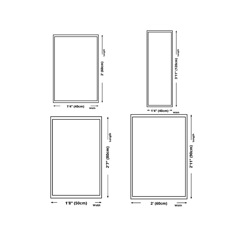 Simplicity Lines Print Rug Polyester Area Carpet Non-Slip Backing Carpet for Living Room