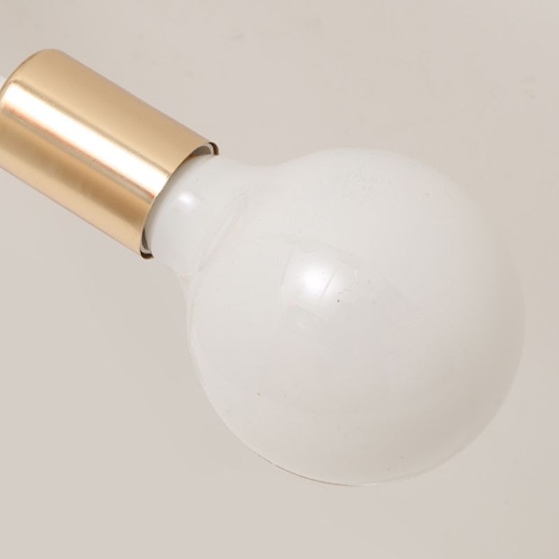 Radiaal metaalspoeling Mount Lighting Industrial Living Room Semi Flush Light