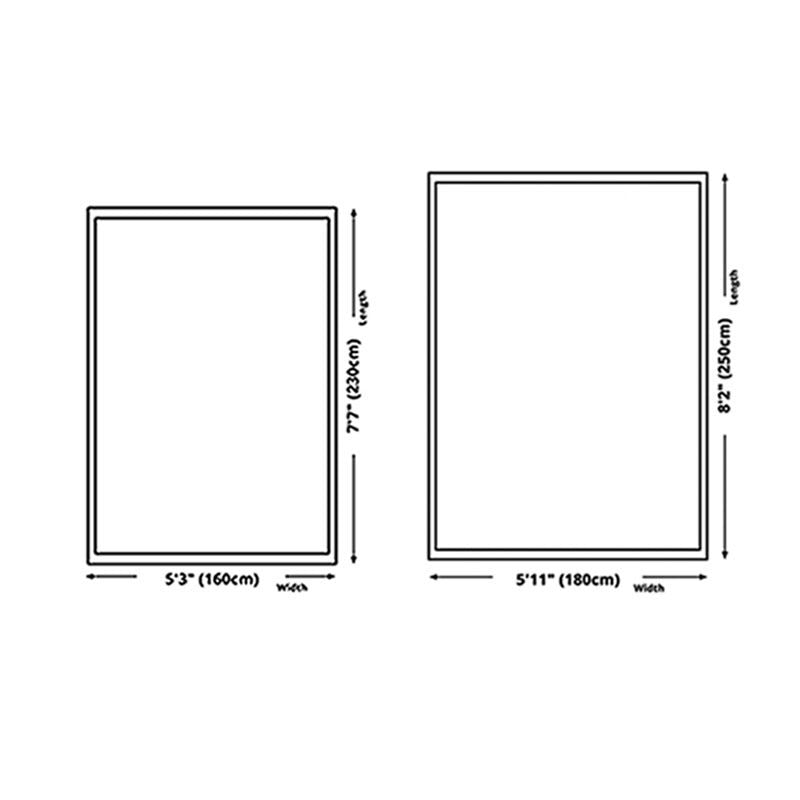 Black Modern Area Carpet Abstract Pattern Polyester Area Rug Non-Slip Backing Rug for Home Decor