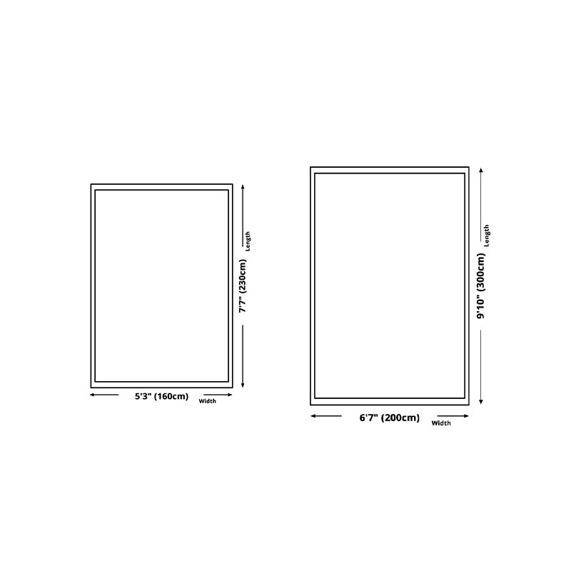 Beige Modern Rug Polyester Graphic Rug Stain Resistant Rug for Living Room