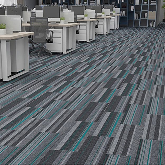 Modern Carpet Floor Tile Self Adhesive Level Loop Fade Resistant Carpet Tile