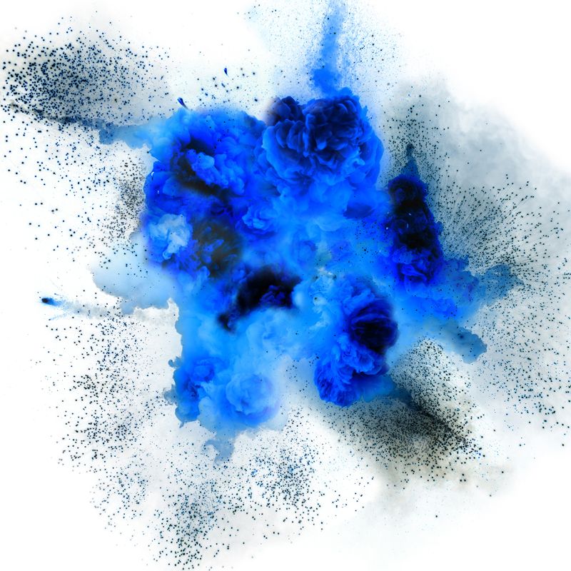 Waterproof Rainbow Explosion Wall Mural Modern Non-Woven Wall Covering, Personalized Size