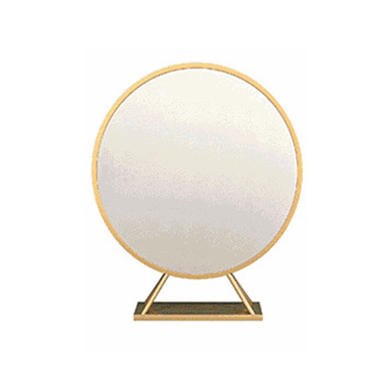 Glam Style 1-drawer Marble Top Make-up Vanity Dressing Table