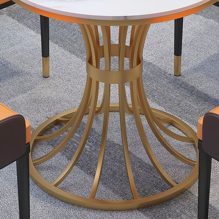 Glam 1/2/3/4/5 Pieces Dining Set Sintered Stone Dining Table Set for Dining Areas