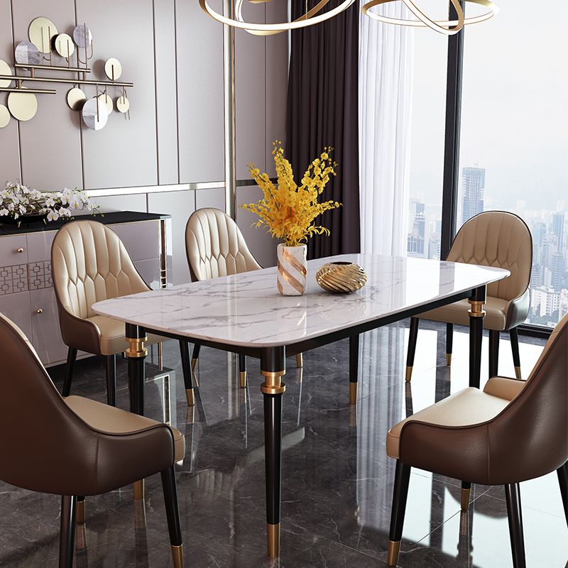 Marble 1/2/5/7 Pieces Dining Set Modern Dining Furniture Set /Separate Items