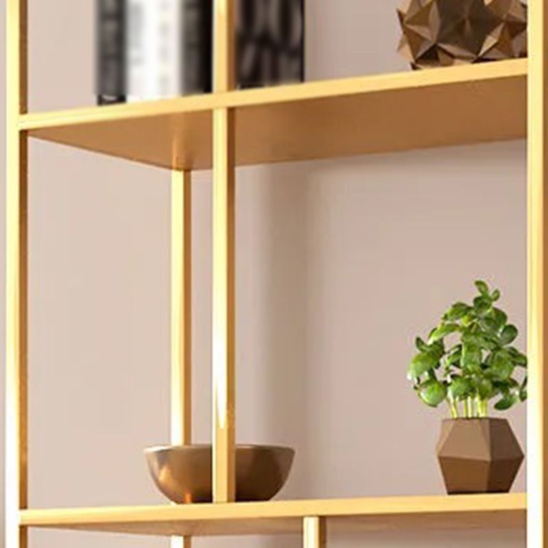 Modern Style Metal Bookshelf Open Shelf Bookcase for Study Room