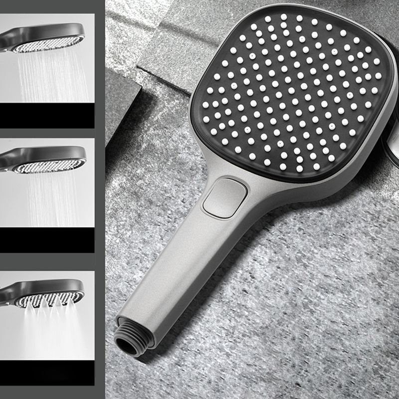 Contemporary Shower System Dual Shower Head Slide Bar Thermostatic Wall Mounted Shower Set