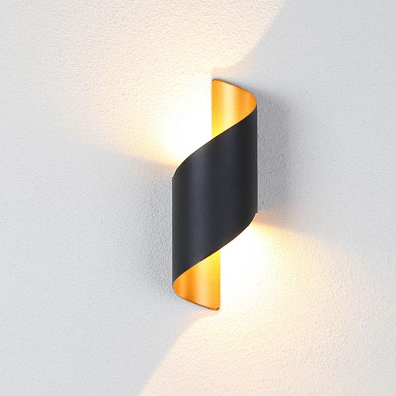 1 Light Metal Unique Shade Wall Lighting Modern Style Wall Mounted Light Fixture