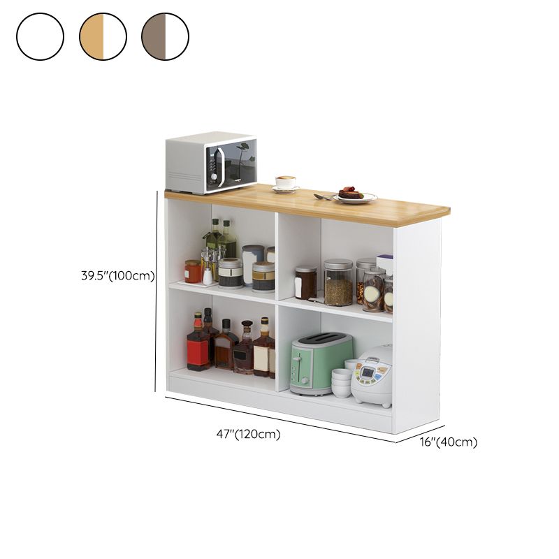 Contemporary Style Wood Rectangle Patio Bar Table for Dining Room