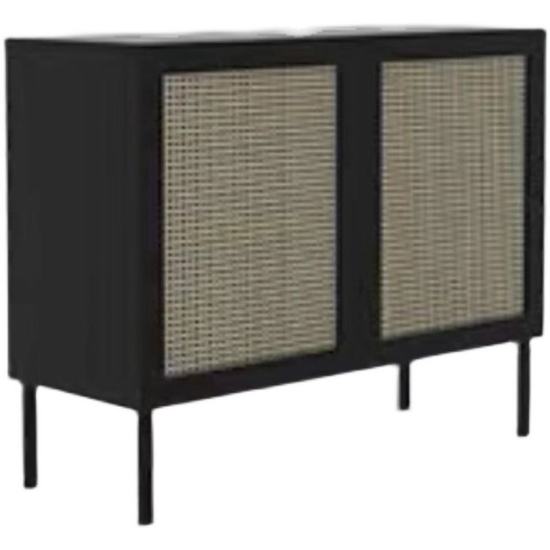 Modern Pine Solid Wood Server 16" W X 35" H Doors Buffet Sideboard